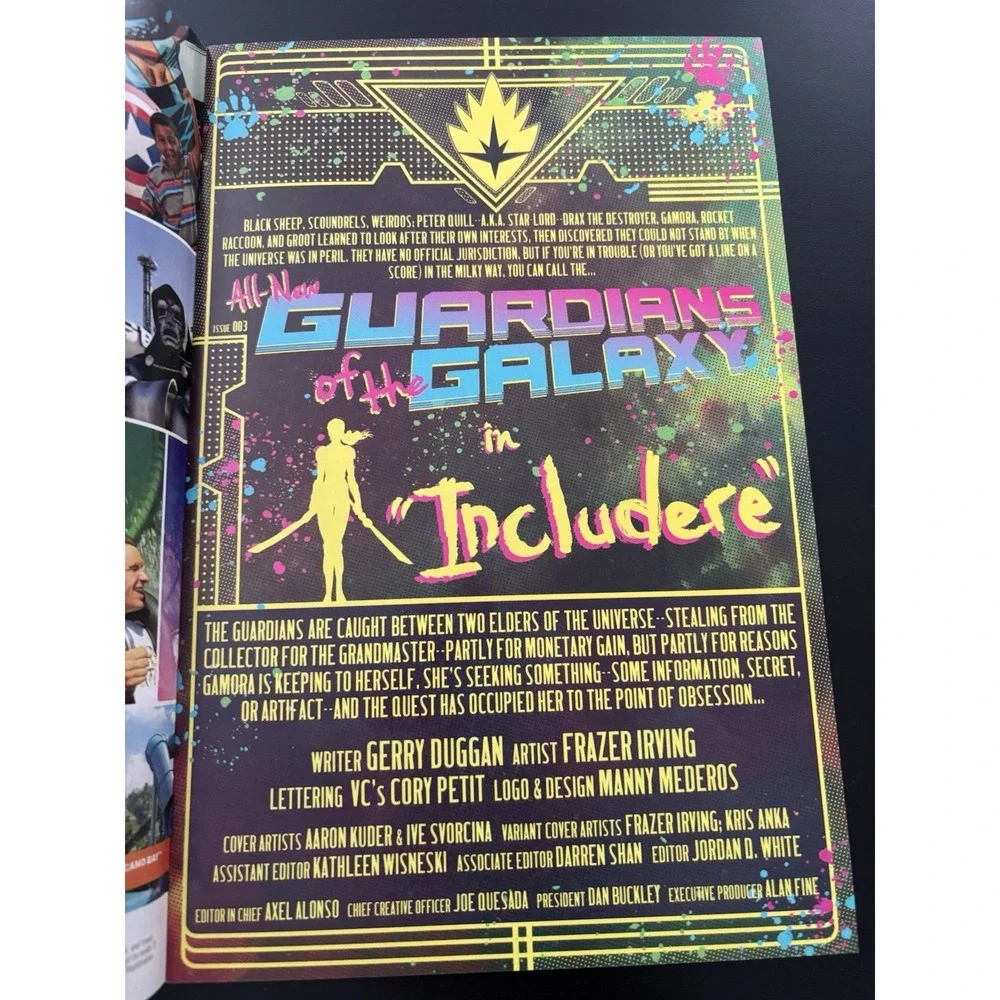 All New Guardians Of‎ The Galaxy #3 Comic Box Marvel Comics Avengers GotG